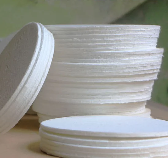 Aluminum silicate sheet ceramic fiber paper washer high temperature resistance heat insulation sealing strip flange gasket heat