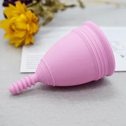 Custom Foldable Women Period Medical Silicone Eco Friendly Reusable Menstrual Cup Wholesale