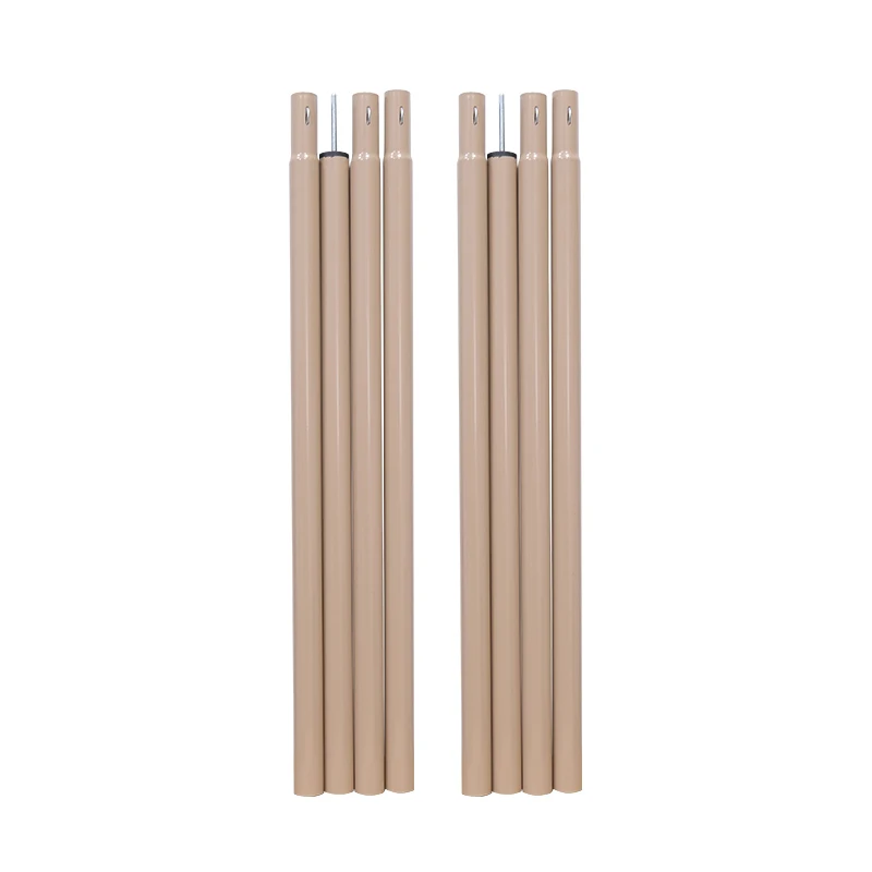 Telescoping Tent Poles Flexible Adjustable Tarp Tent Poles Lightweight Poles Foldable Flexible Rod for Camping