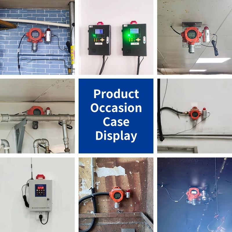 Toxic Gas Concentration Detection Toxic and Harmful Gas Monitoring with Alarm Fixed Gas Detector