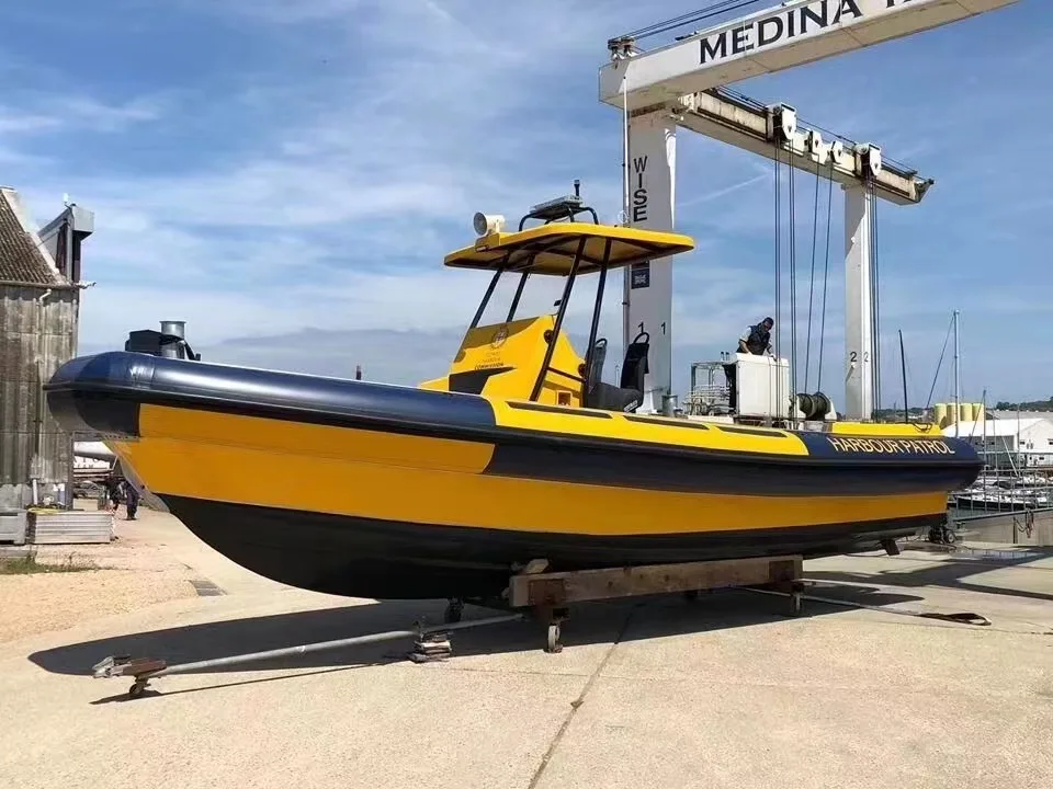 3-10m rigid inflatable boat in aluminium hull rib boat for sale