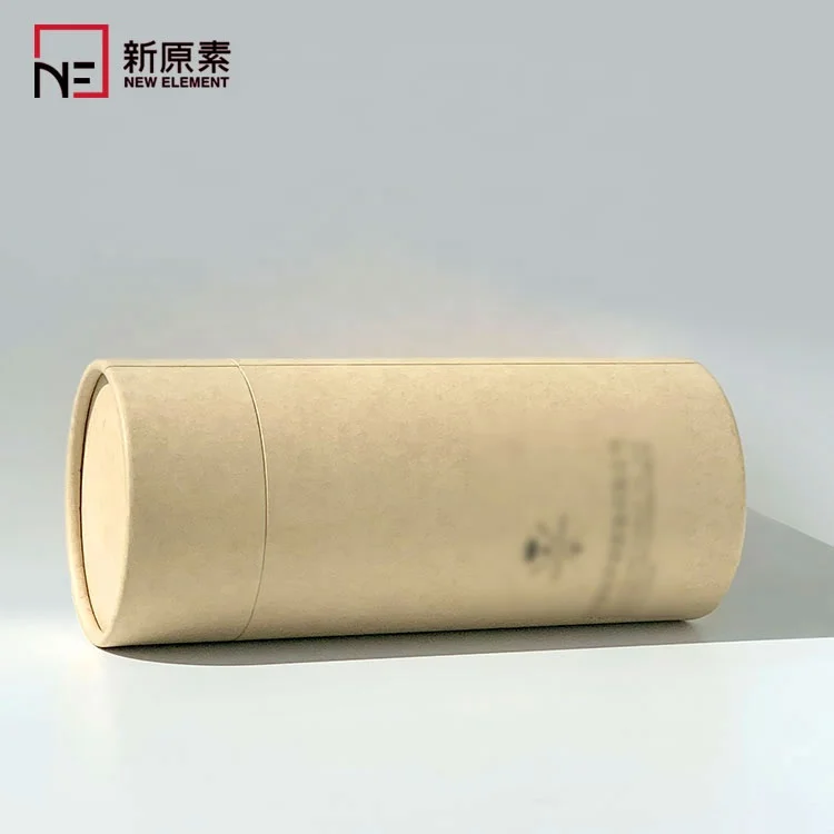 good price round shape clothes gift packaging kraft paper tube with logo