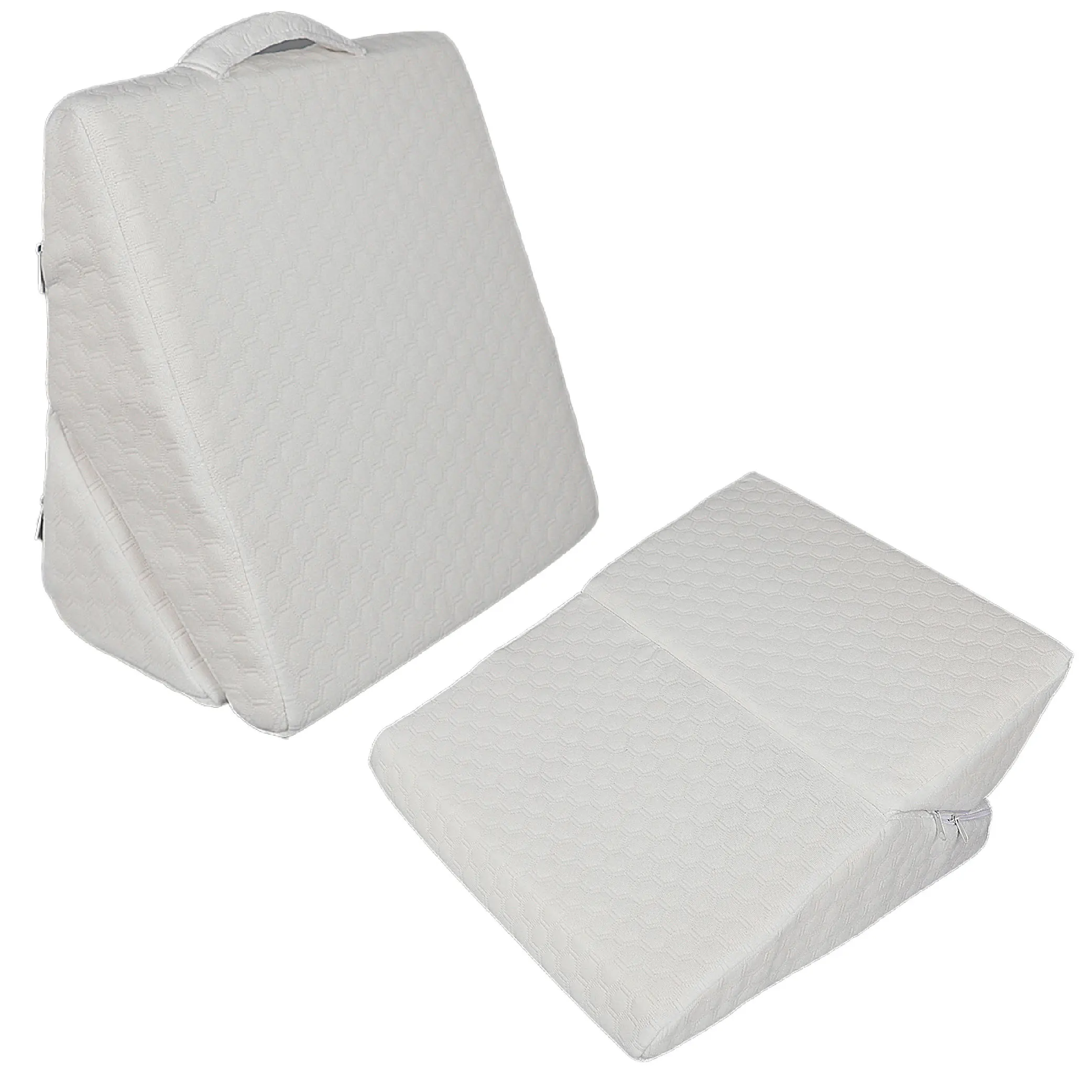 Multifunction 4 in 1 folding sponge bed rest wedge reading pillow back pain lumbar support cushion standard for acid reflux