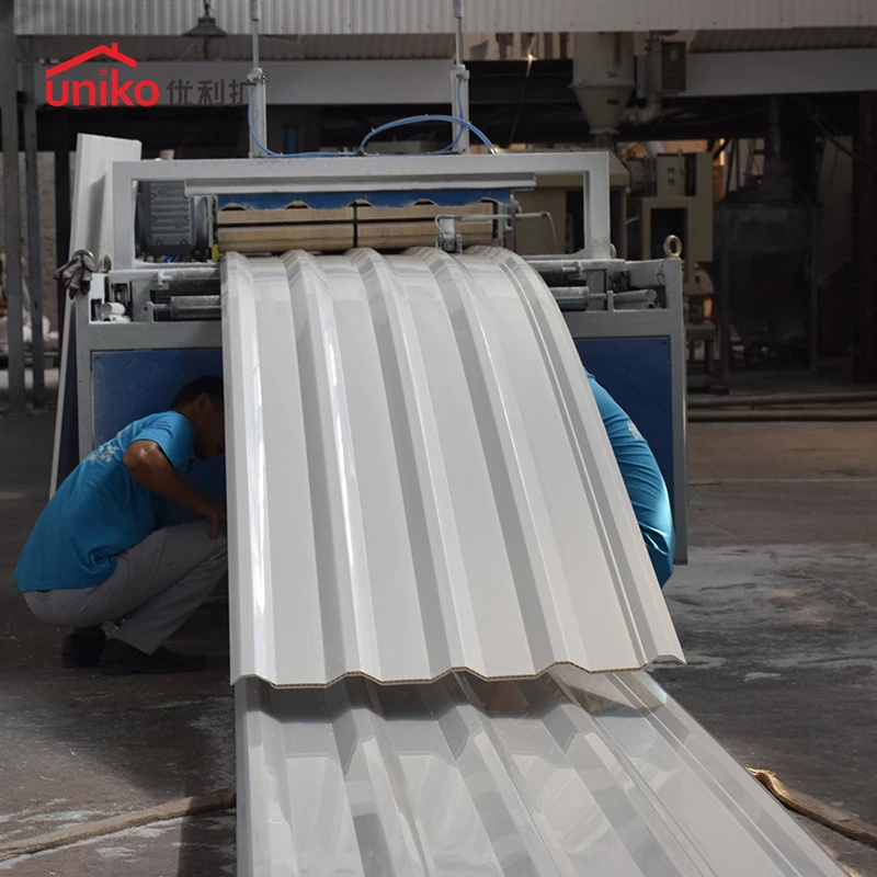 wall hollow trapezoidal roof sheet UPVC Ceiling Panel for Stylish and Durable Roofing Solution