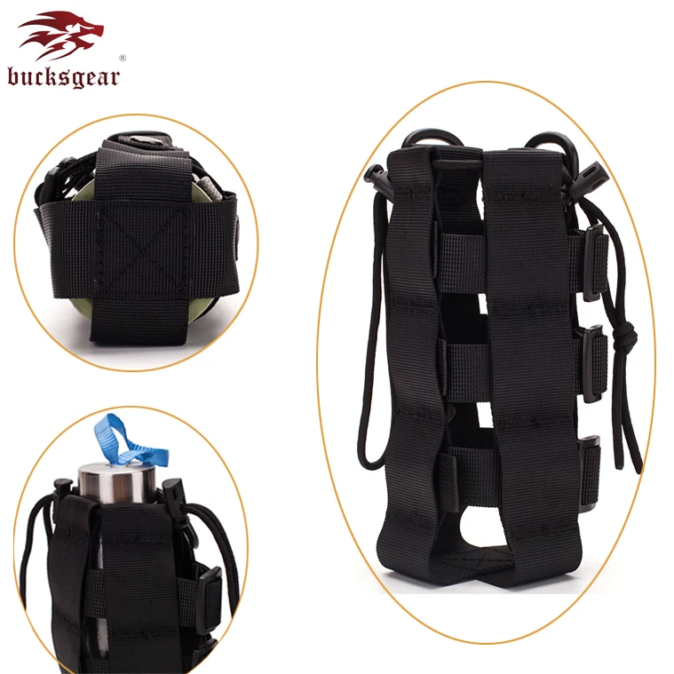  Производитель Bucksgear Военная Тактическая Сумка для питьевой воды легкая Регулируемая тактическая сумка бутылки