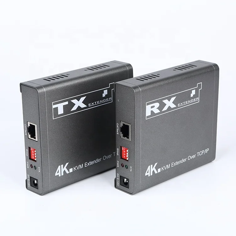 200M HD 4K  Extender  Over TCP/IP Via Cat5e/6 With USB Transmits HD Video And Audio Signals up to 200m