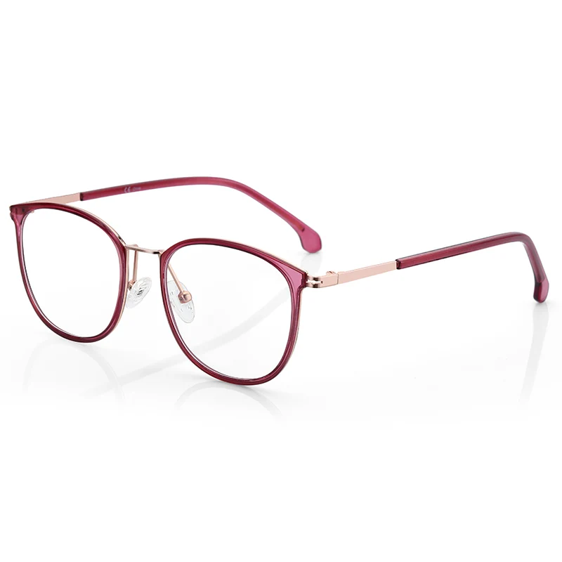 
Fashion Metal Oval Frame Optical Glasses Anti Blue Light Eye Glasses for Male and Female 