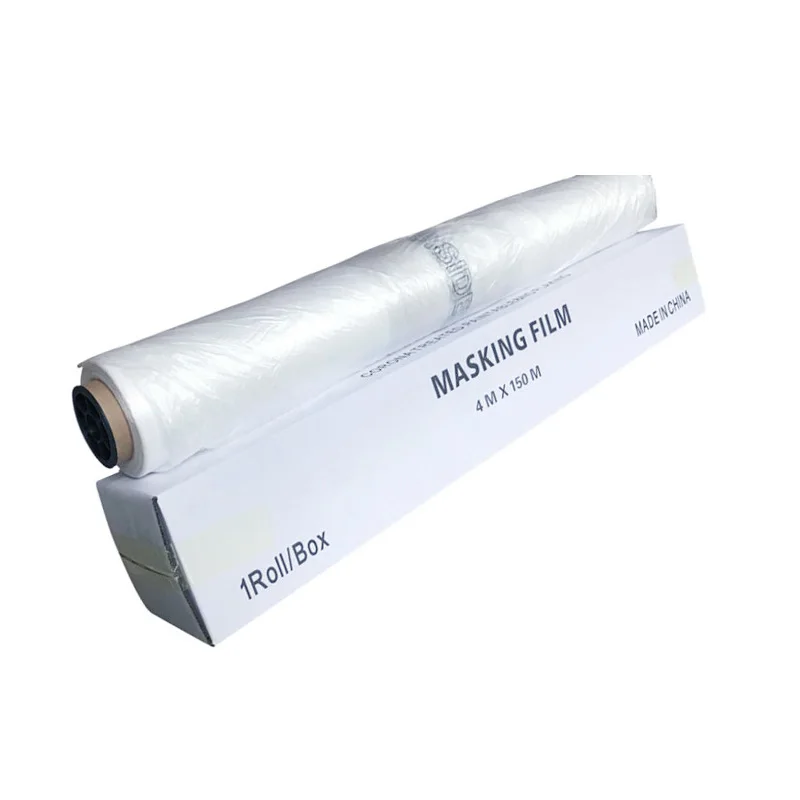 Factory Price HDPE Protective Film Automotive Car Home Overspray Masking Film For Painting