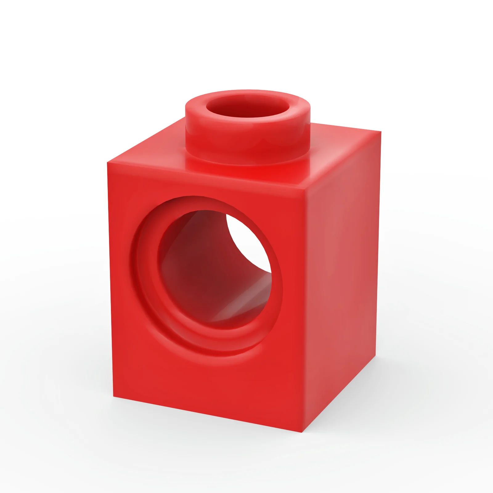 Bebricks 6541 technical Brick 1x1 with Hole Building sets block parts for MOC colorful building brick toys with DIY groove