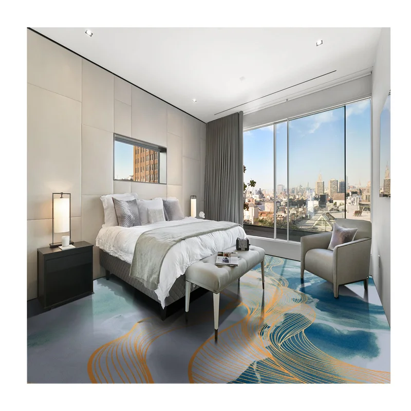 New Product Ideas Commercial Nylon Printed Running Way Carpet Hotel Project Wall To Wall Carpet