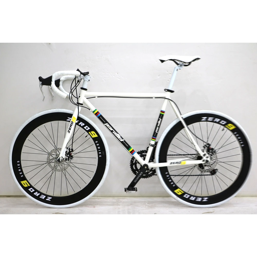 Road bicycle Original 2024 carton steel frame 12speed Multi-color Accessories complete road bike 26