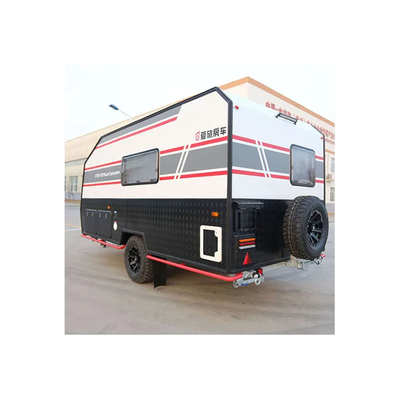 High Performance Standard Family Van Aluminum Body Rv Travel Trailer Caravan