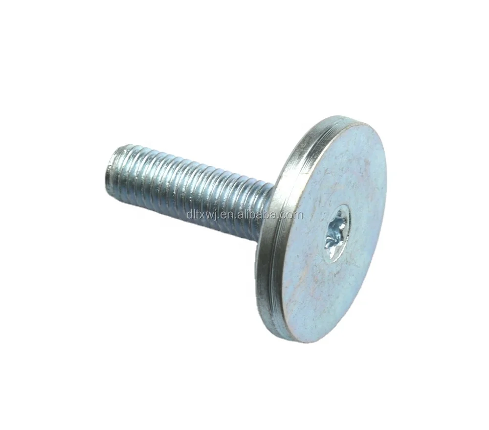 M8x1.5  ZInc Plated Torx Big Round Flat Head mcmaster archimedes Screws