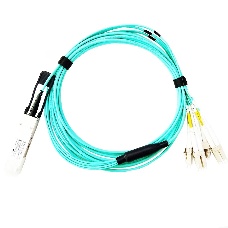 Yunvo QSFP-8LC-AOC20M 40G QSFP+ to 4 Duplex LC AOC 20M 40Gbps QSFP+ 8*LC connector 20M Breakout Active Optical Cable 20 meter