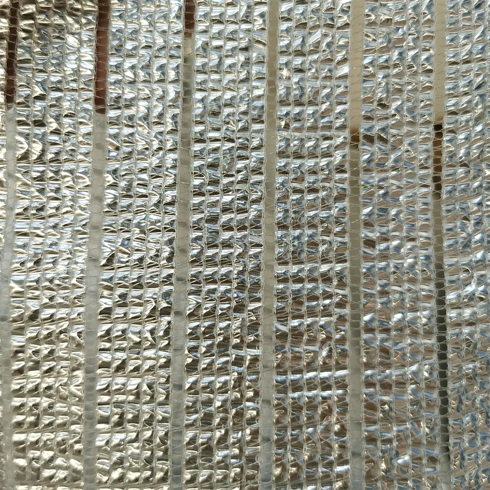 Customized Aluminet/Aluminum Foil Reflective Sun Shade Cloth 2x2 and 3x4 meter