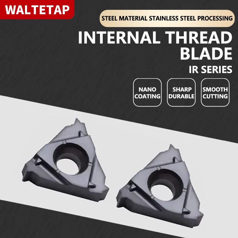 WALTETAP CNC Internal Thread Insert 11 16 22IR Lathe 60 ° Metric Universal Tooth inserts For Steel Stainless Steel