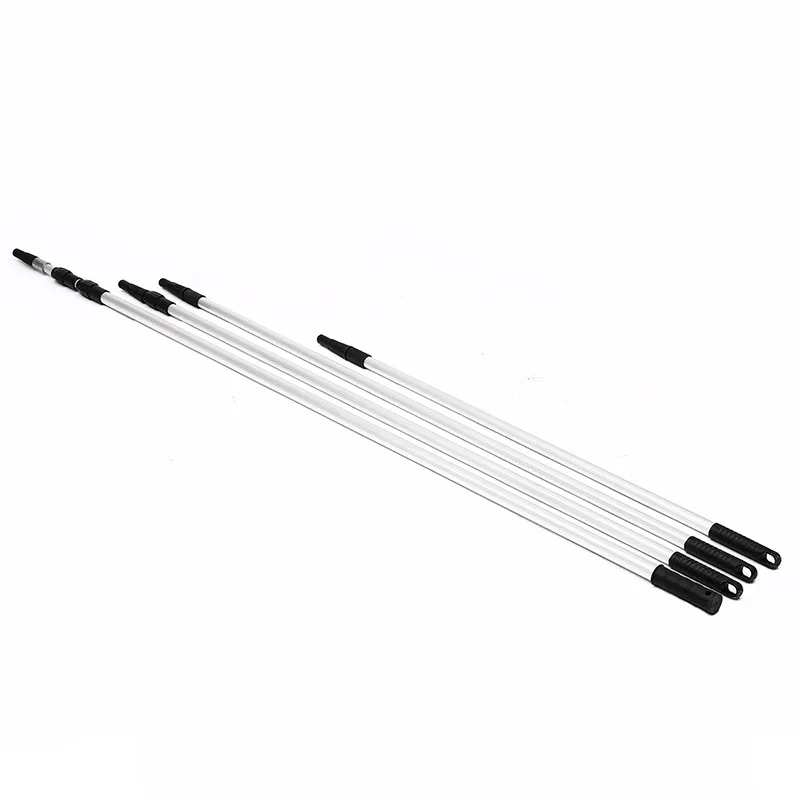 customized metal thread connector  paint roller Aluminum pole 2 sections 3meters extension pole