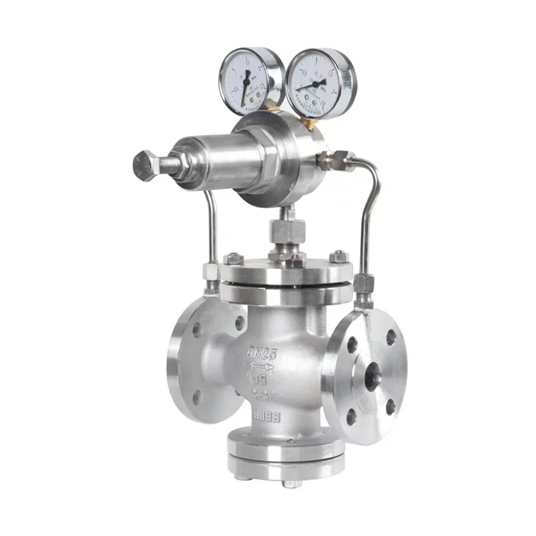 Oxygen/nitrogen/compressed air/natural gas/argon pressure reducing valve YK43F