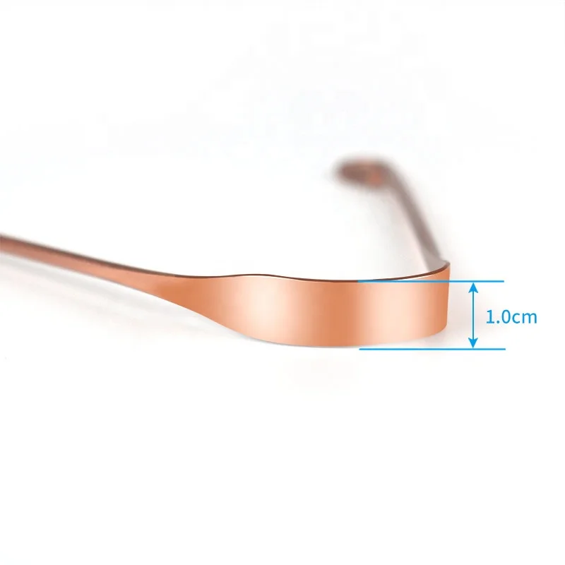 ISO Approved Factory wholesale Oral Hygiene Care Copper Tongue Cleaner Scraper