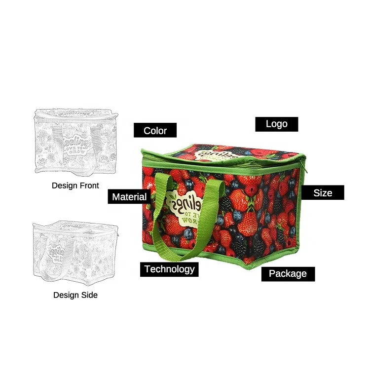 Huahao многоразовая маленькая мягкая Рыбная винная сумка для пикника