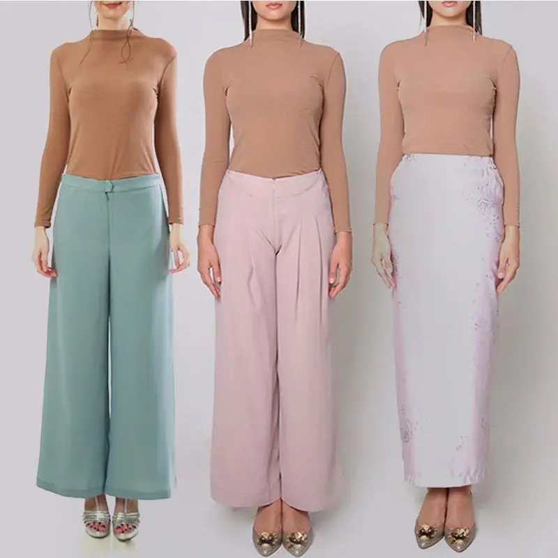 Hot Selling Cheap Japan Style Casual Pleated Pants For Women
