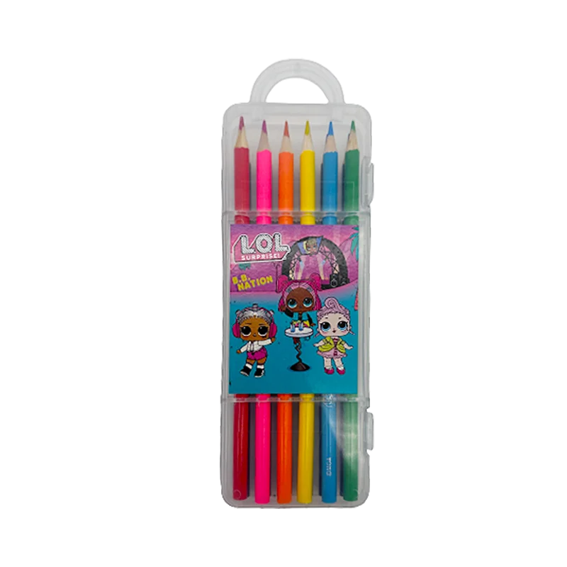 Wholesale Popular Vibrant Colors Rich Color Palette Round Cute Pencil Colour Pencil