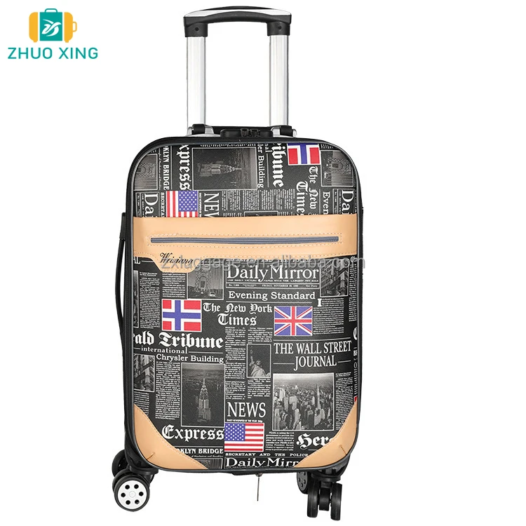 cheap price 600D luggage fabric trolley lightweight luggage fabric suitcase 20inch 24inch 28inch