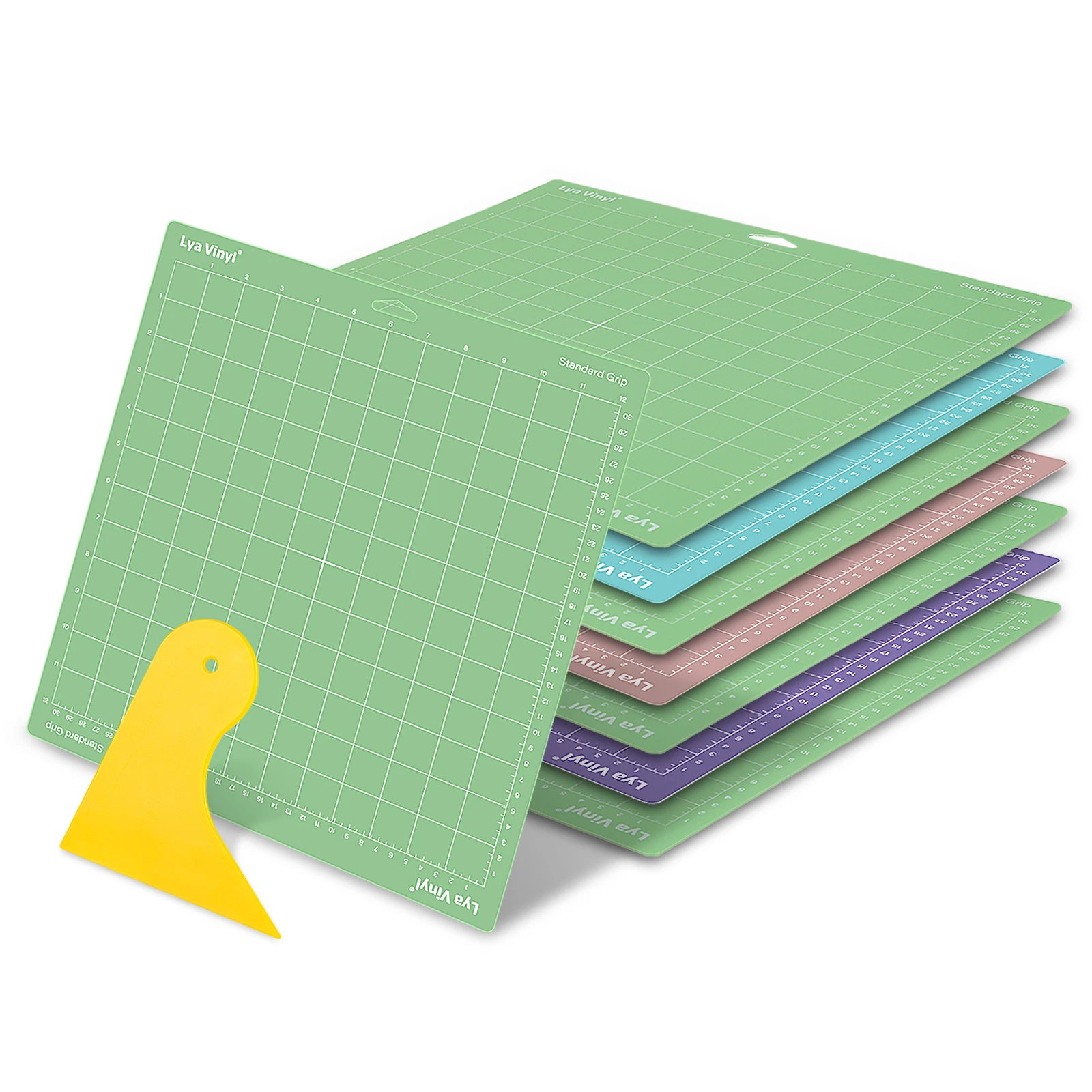 LYA brand Cutting Mat for Cricut, 6 Pack Cutting Mat 12x12 for Cricut  Variety Adhesive Sticky Cutting Mats Accessories for Cric