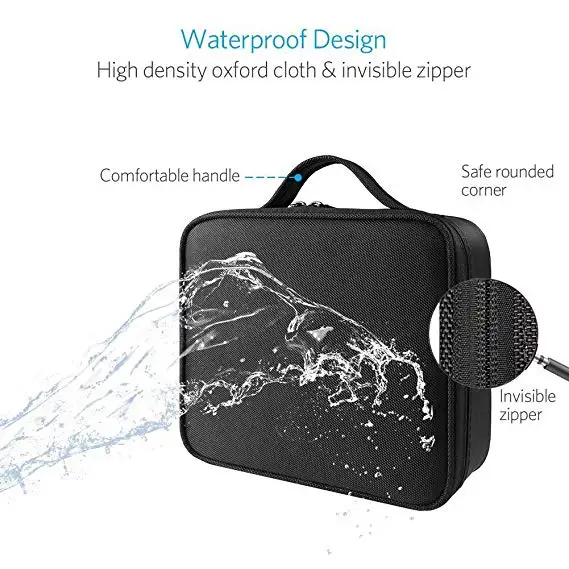 
Professional Organizer Large Makeup Bag Makeup Brush Cosmetic Bag, Toiletry Portable Make up Case Travel Cosmetic Bag 