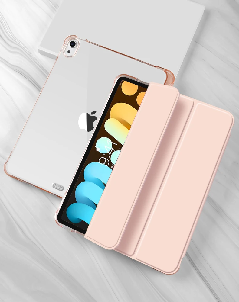 Мини 6-й полупрозрачный жесткий чехол из поликарбоната мягкий ТПУ для iPad mini 6 8 3 дюйма