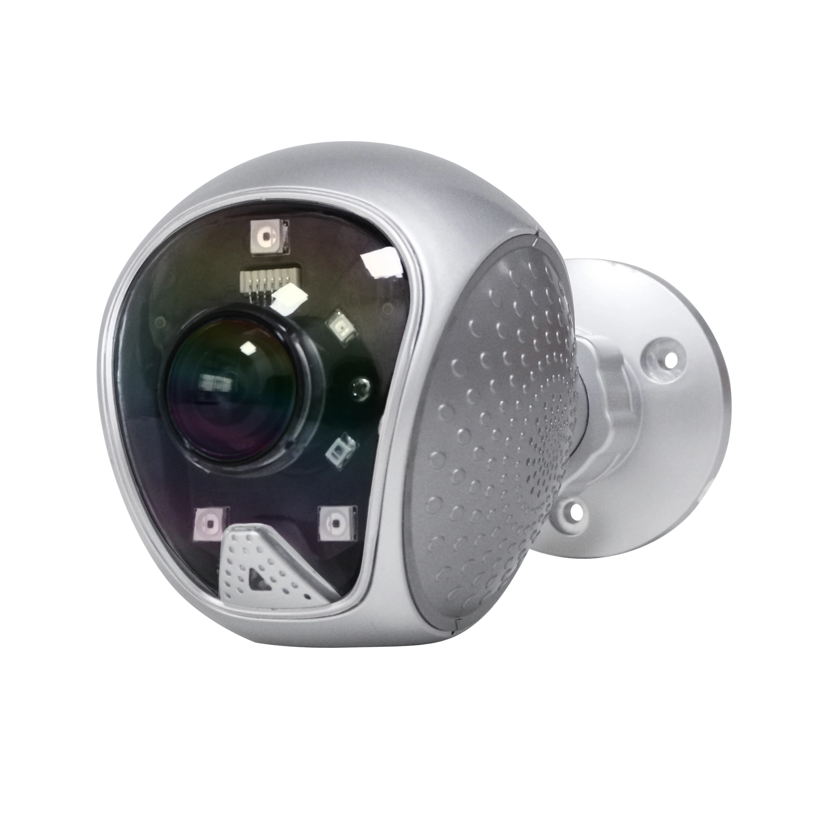 1080P HD outdoor smart home network night vision red and blue flash alarm wireless wifi ip cctv camera