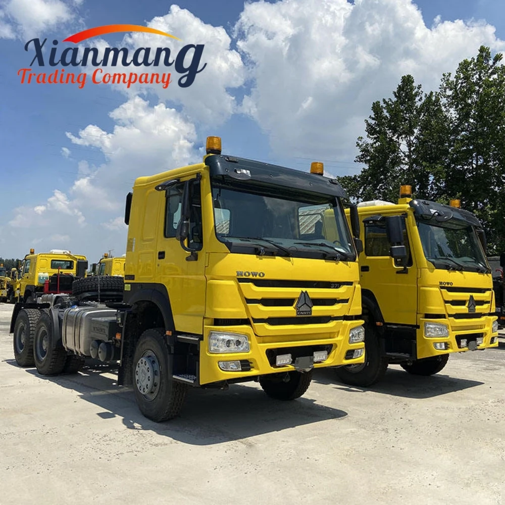 Used sinotruck 10 wheel truck head tractor truck 371 375 400 420HPHOWO A7 TRACTOR  TRAILER HEAD  6x4 DAF FAW TRACTOR