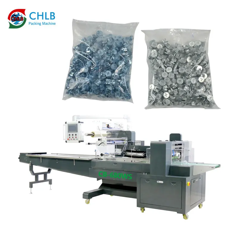 Automatic Multi-Function High Speed Counting Bagging Pouch Metal Parts Hardware Screw Horizontal Type Packing Machine
