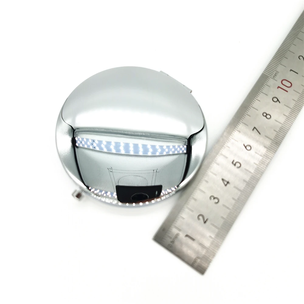 DIY Mirror Base Double Sides Metal Folding Compact Pocket Makeup Mirror