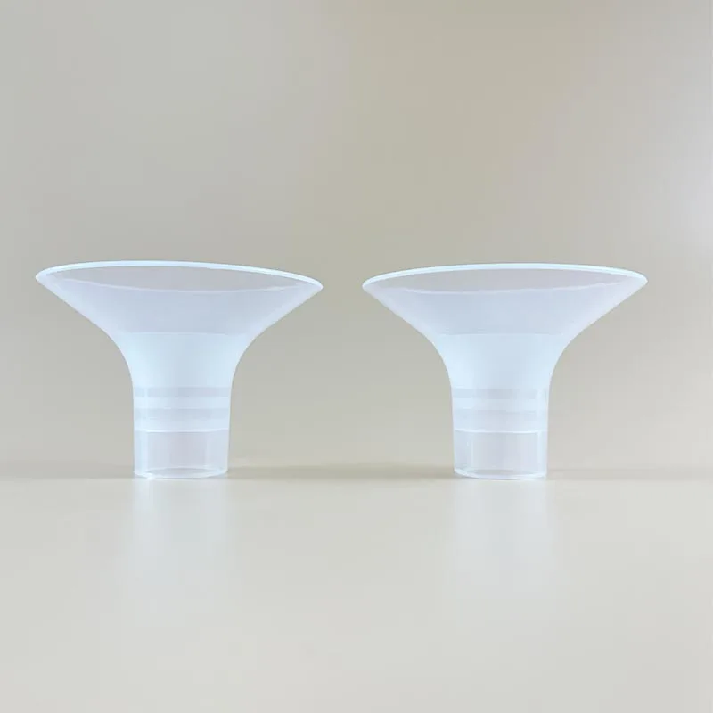2022 New Design silicone flange Breast Pump Accessory Soft Bellmouth Replacement Breast Pump Parts Food Grades BPA Free