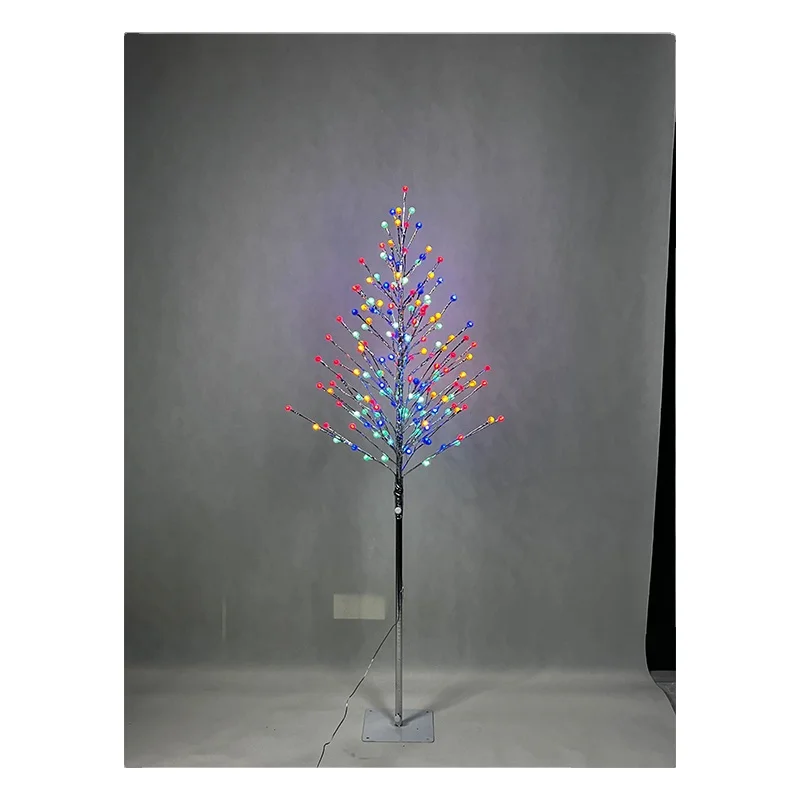 Wholesale Popular Colorful LED Light Tree Foldable Outdoor Decoration Light Up Tree Tower