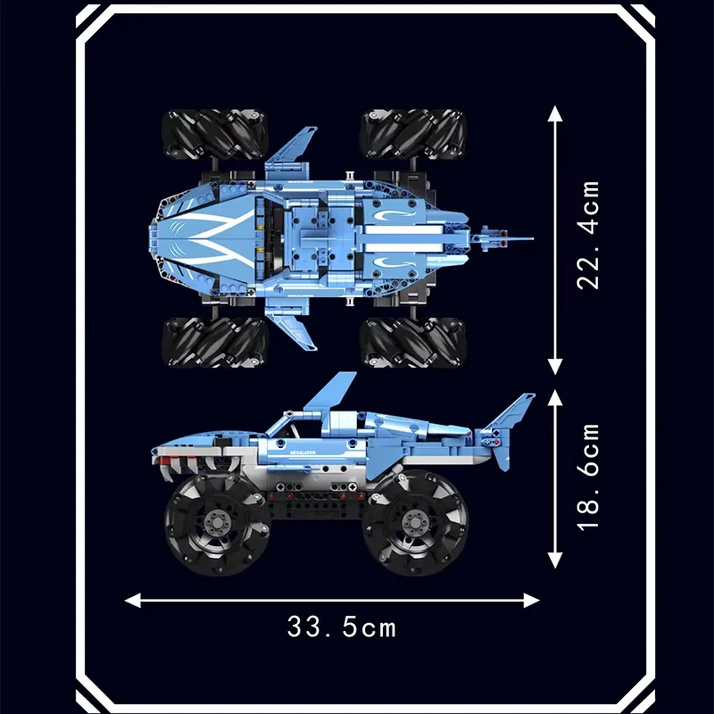 All Drift Cars Terrain Vehicles Monster Truck MOC Bricks APP Giant Remote Control Car Technical Model Building Blocks For Kids