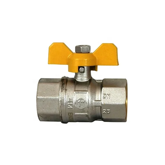 
Brass FXF thread gas ball valve, EN331 standard 