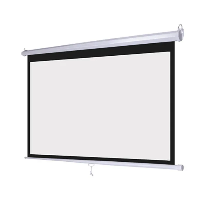 TELON High Quality Large Size 100-200inch 16:9 Format Manual Pull Down Projector Screen Dome Projection Screens