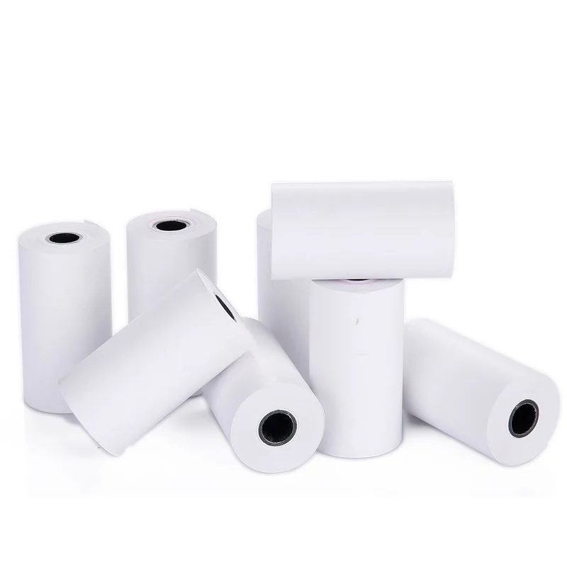 Custom pos thermal paper till rolls thermal kitchen printer paper thermal paper parking ticket