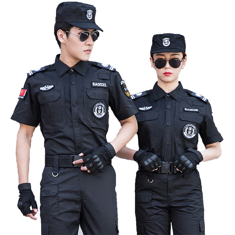 
Comfortable guarding securit guard uniforms sets with security guard accessories 