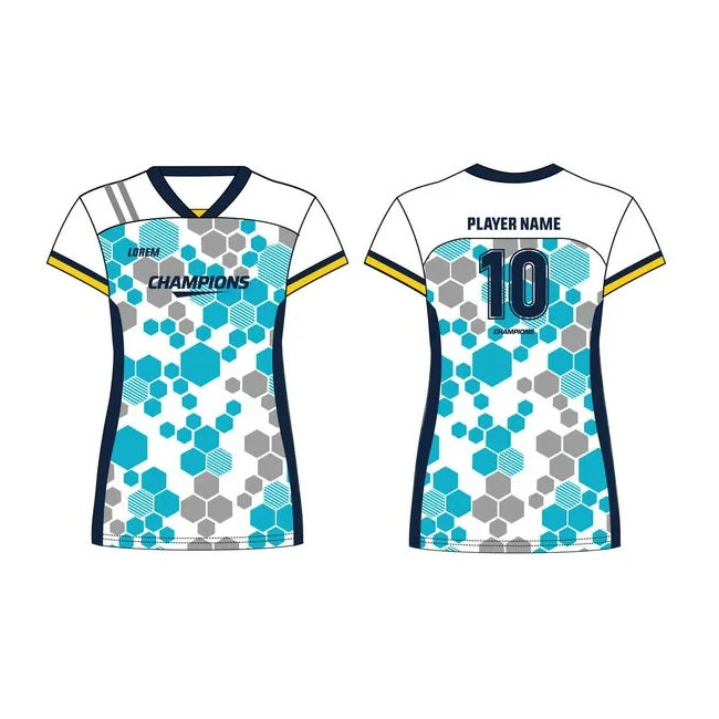 Top quality cool design volleyball uniform jersey volleyball shirt
