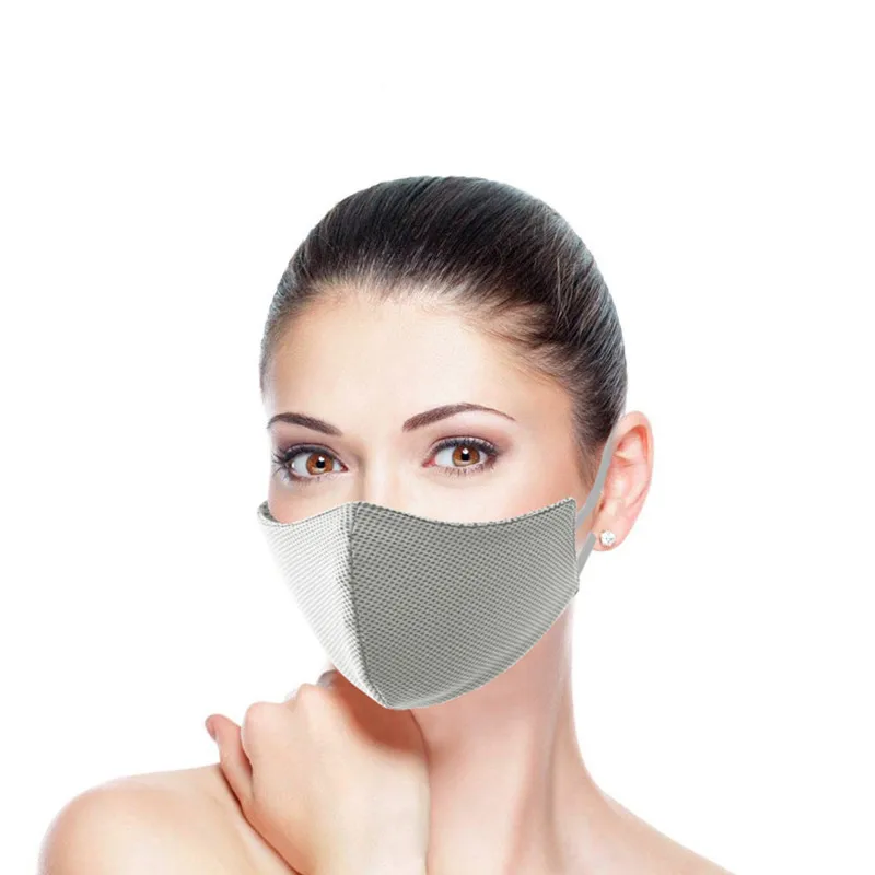 Japan sportt fitness earloop adjustable cold maskes quick- dry keep colding Mesh Cloth Gym Sporting Face Maskes