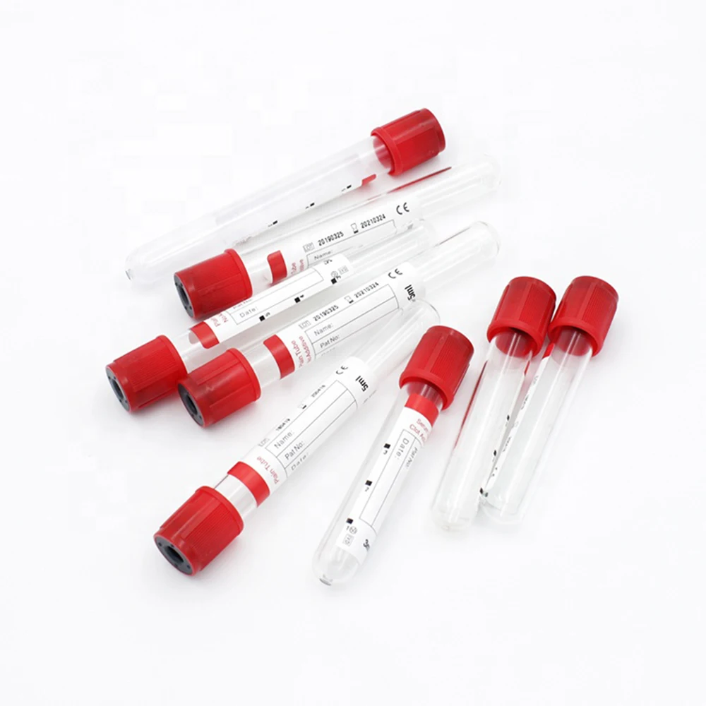 
LHL013 High quality Disposable PET Tube /high Quality Blood Collection Plain Tube /Medical Blood Collection Tube 