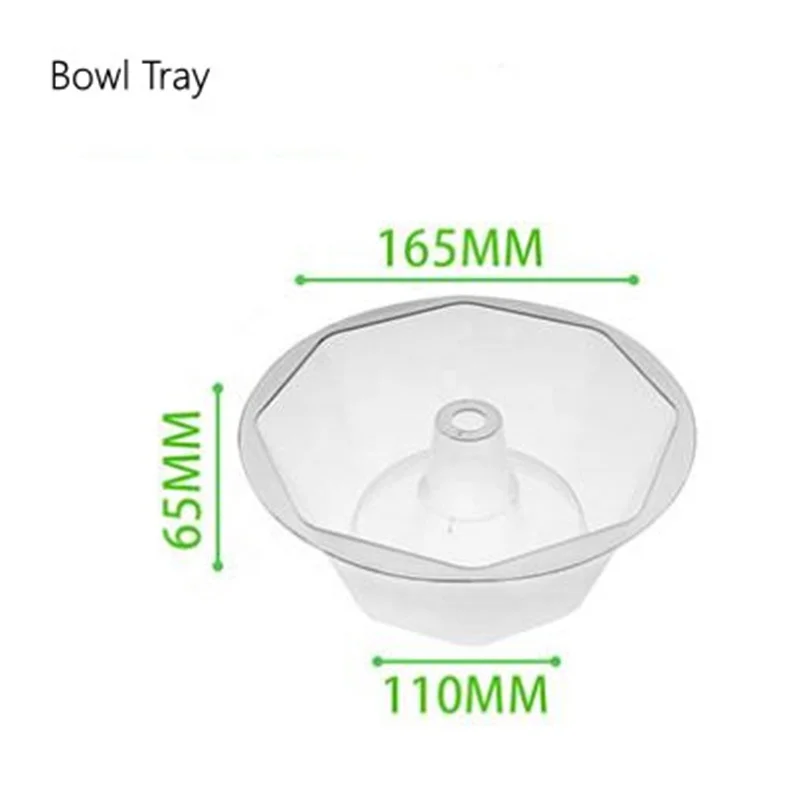 Togo Takeaway Clear 500ml Plastic Cup With Snack Dessert Bowl Tray On Top