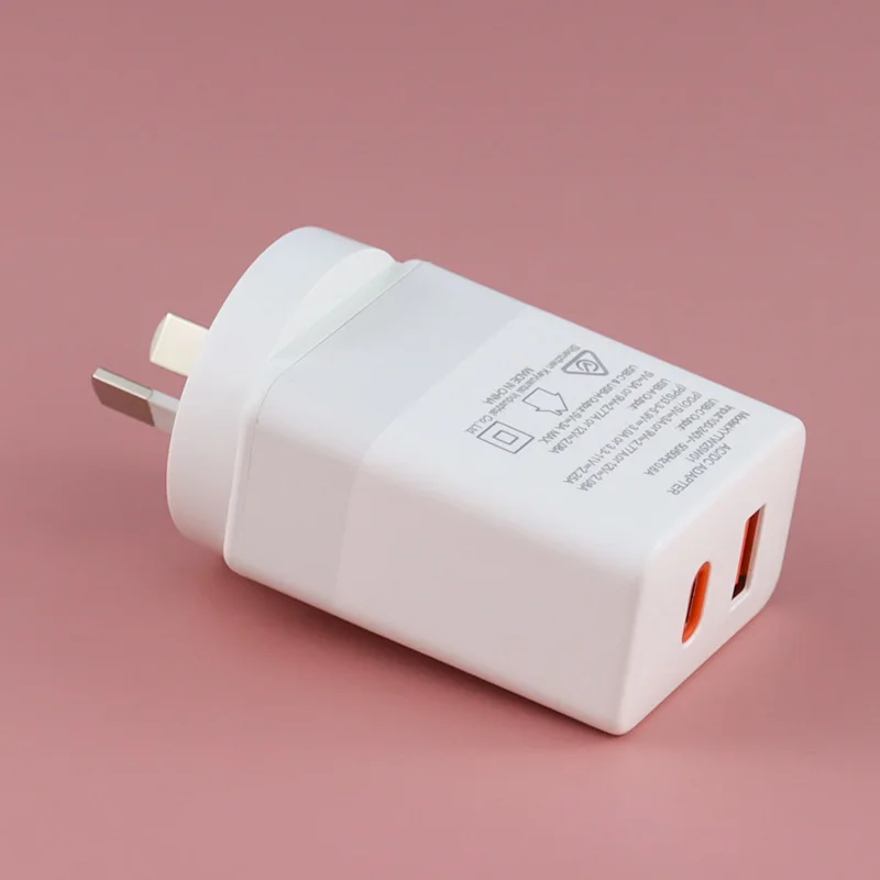 KYT 25W 33 watt AU Plug CE/ROHS/KC/ERP wholesale portable power usb chargeur type c smart phone Charger For iPhone Samsung