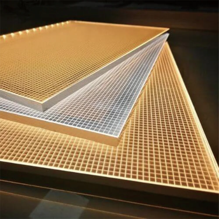 Light Guide Panel Mitsubishi Optical Grade Laser Dotting 3mm LGP Plates Acrylic Sheet
