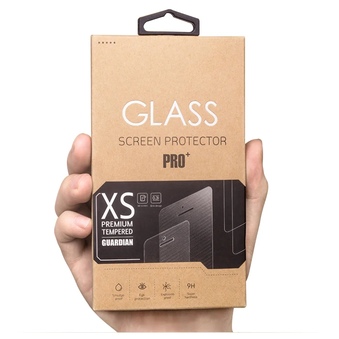 LOGO Custom OEM Mobile Cell Phone Case Box Packaging With PVC Windows