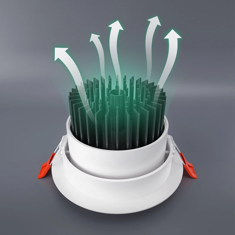 DANS MDL 9W 110-277V LED Recessed Downlight for Indoor Playground