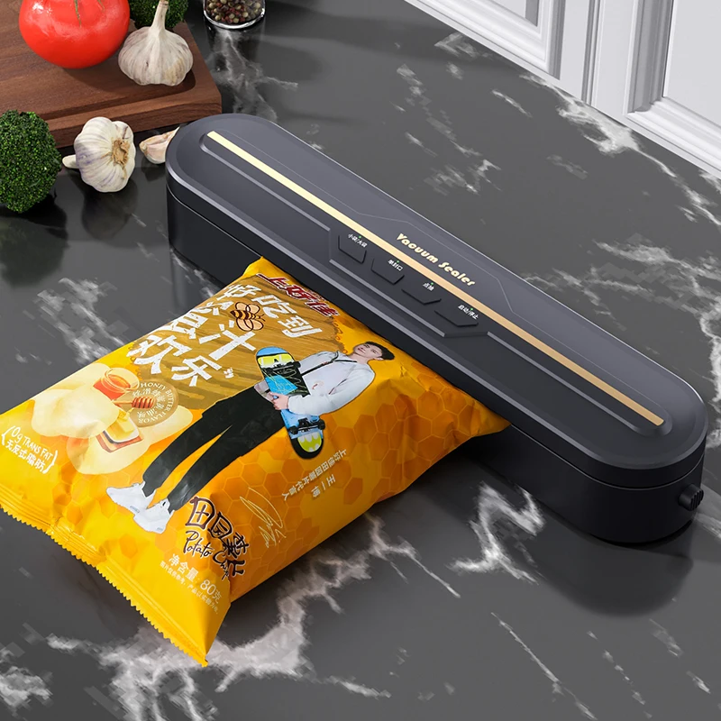 28cm Large Suction Vacuum Sealer Two-Mode 60 kpa Food Insurance Moisture & Mildew Proof ABS Material